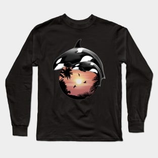 Orca Killer Whale Long Sleeve T-Shirt